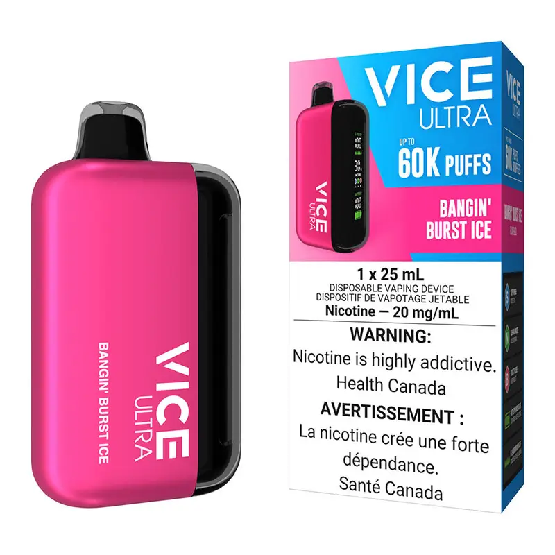 Vice Ultra Disposable Vape Device – Bangin’ Burst Ice 1 Vice Ultra Disposable Vape Device – Bangin’ Burst Ice