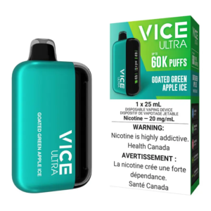Vice Ultra Disposable Vape Device – Goated Green Apple Ice