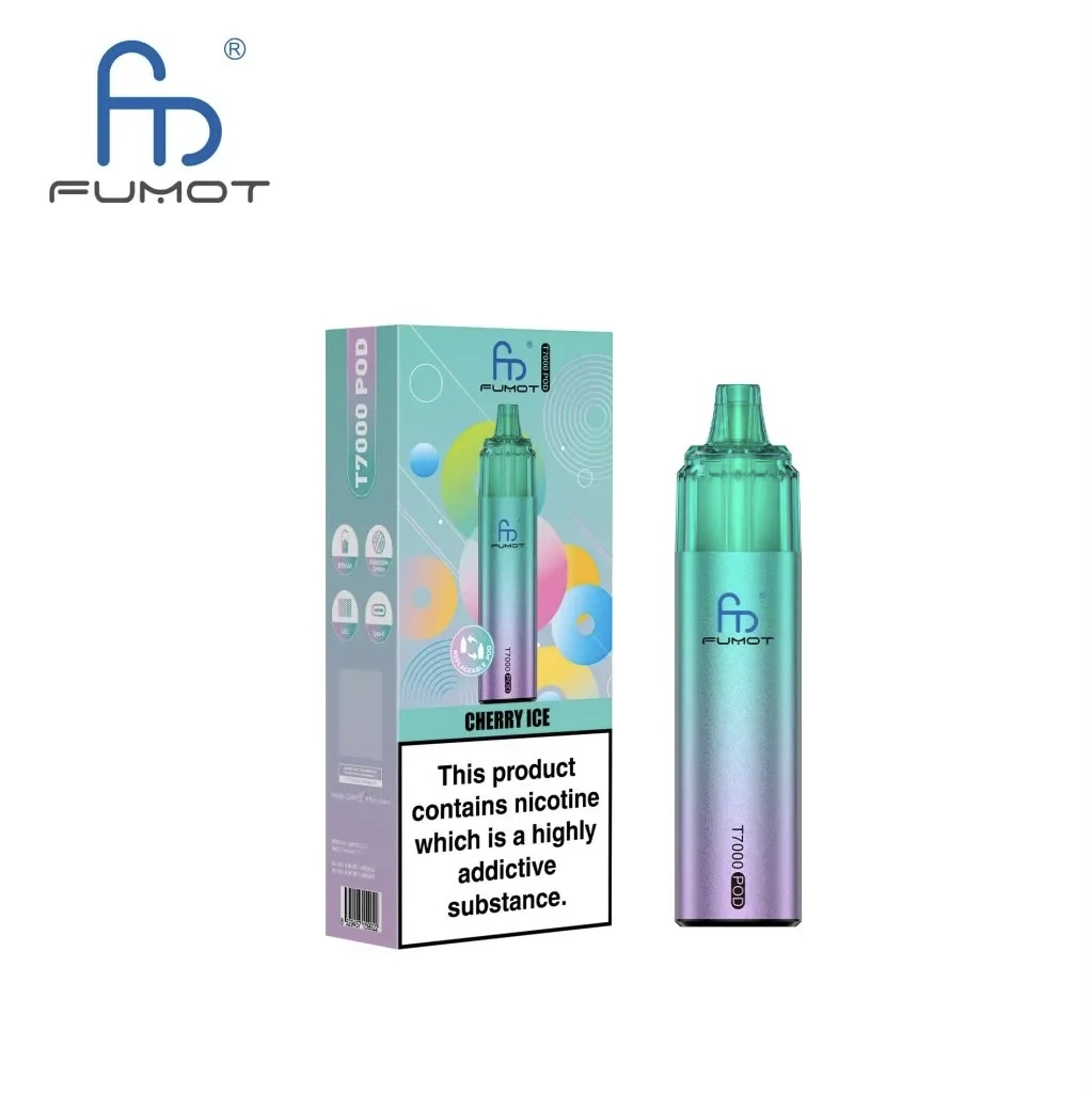 Fumot T7000 Puffs Prefilled Kit Cherry Ice 1 Fumot T7000 Puffs Prefilled Kit Cherry Ice