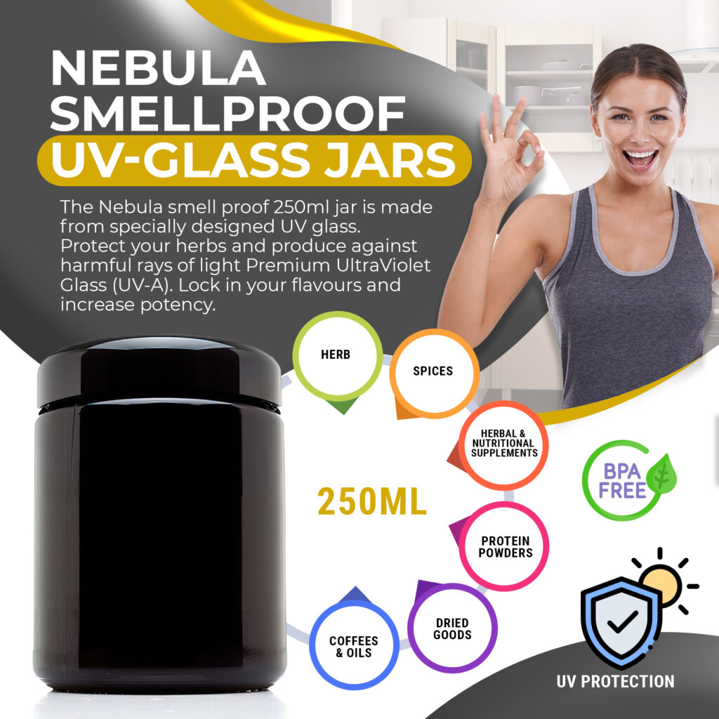 Nebula Stashguard 250ml – Airtight Herb Container 2 Nebula Stashguard 250ml – Airtight Herb Container - Image 2