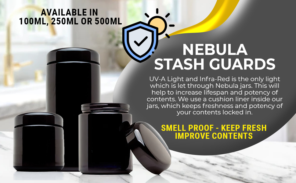 Nebula Stashguard 250ml – Airtight Herb Container 3 Nebula Stashguard 250ml – Airtight Herb Container - Image 3