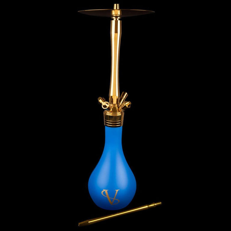 SAVACCO SV-RX HOOKAH - GOLD BLUE 1 SAVACCO SV-RX HOOKAH - GOLD BLUE