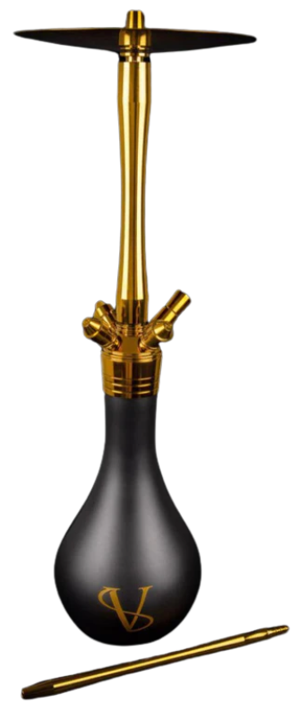 Savacco SV-RX Hookah - Gold Black 1 Savacco SV-RX Hookah - Gold Black
