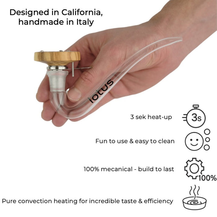 Vapman Lotus Vaporizer kit - Olive Wood 4 Vapman Lotus Vaporizer kit - Olive Wood - Image 4