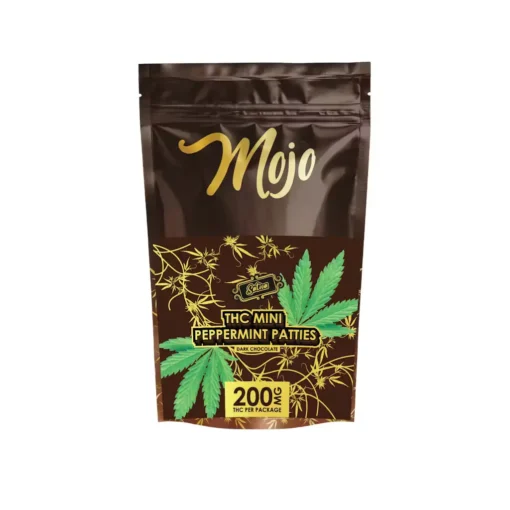 Mojo Chocolate – Mini Peppermint Patties (Sativa) 200mg 1 Mojo Chocolate – Mini Peppermint Patties (Sativa) 200mg