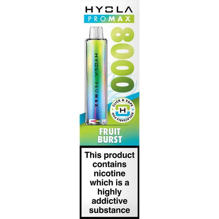 Hyola Pro Max 8000 pod vape kit 10ml - Fruit Burst 1 Hyola Pro Max 8000 pod vape kit 10ml - Fruit Burst