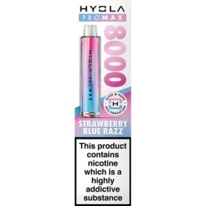 Hyola Pro Max 8000 pod vape kit 10ml – Strawberry Blue Razz