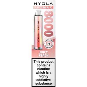 Hyola Pro Max 8000 pod vape kit 10ml -Juicy Peach