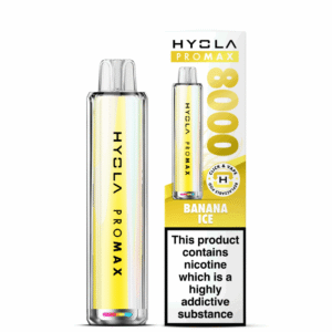 Hyola Pro Max 8000 pod vape kit 10ml - Banana Ice