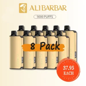 Buy Vaporizers Online Australia 5 Alibarbar INGOT 9000 8PCS Bundle