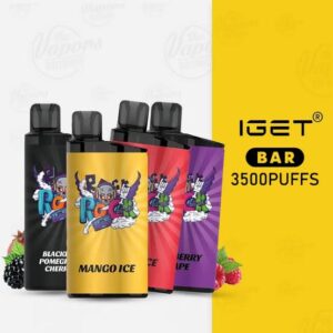 IGET BAR DISPOSABLE KIT 3500 PUFFS (5%)