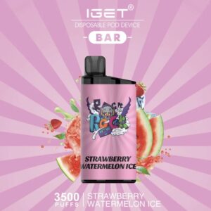 IGET Bar 3500 Puffs Strawberry Watermelon Ice