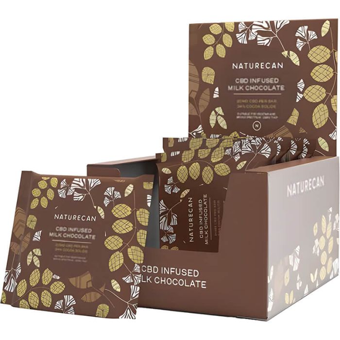 Naturecan CBD 20mg infused chocolate 10 pack 1 Naturecan CBD 20mg infused chocolate 10 pack
