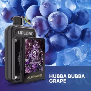 ALIBARBAR UPLOAD 25000 PUFFS –Hubba Bubba  Grape Blast