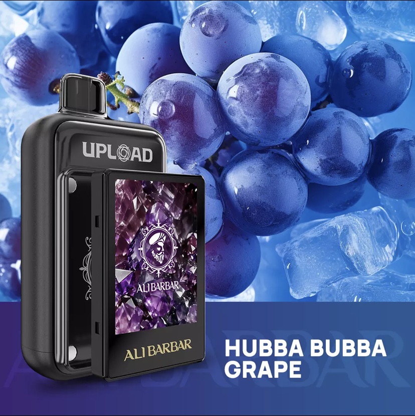 ALIBARBAR UPLOAD 25000 PUFFS –Hubba Bubba Grape Blast 1 ALIBARBAR UPLOAD 25000 PUFFS –Hubba Bubba Grape Blast