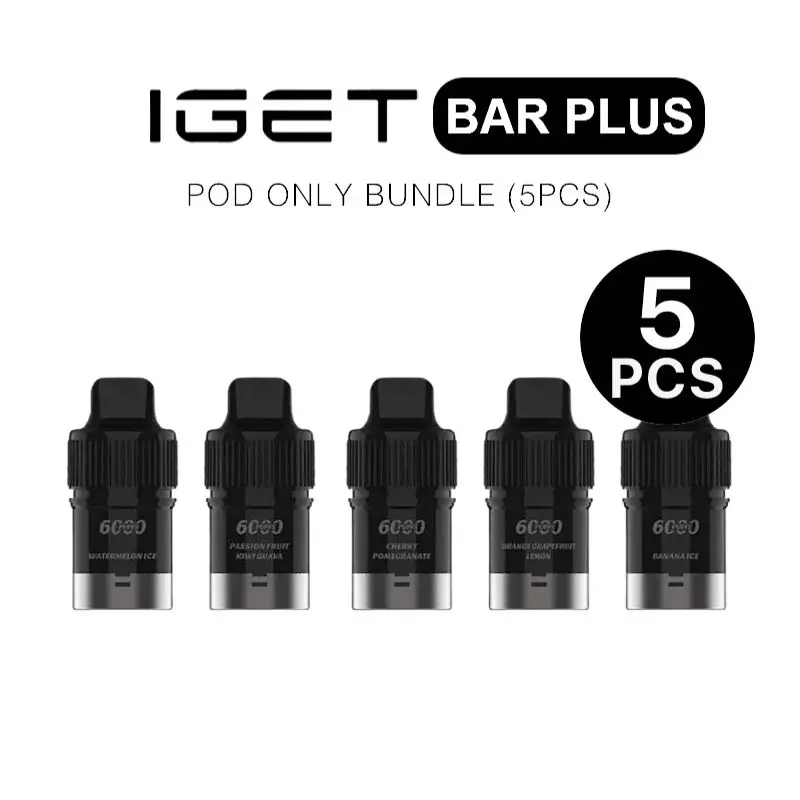 IGET Bar Plus Pod Bundle (5PCS) 1 IGET Bar Plus Pod Bundle (5PCS)
