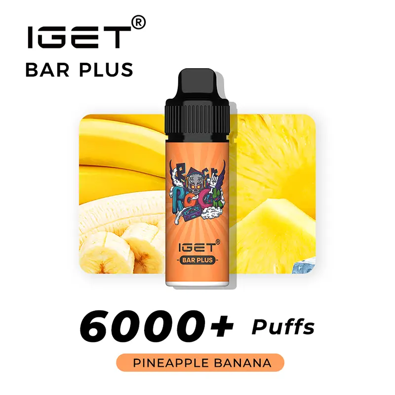 Pineapple Banana – IGET Bar Plus 6000 Puffs 1 Pineapple Banana – IGET Bar Plus 6000 Puffs