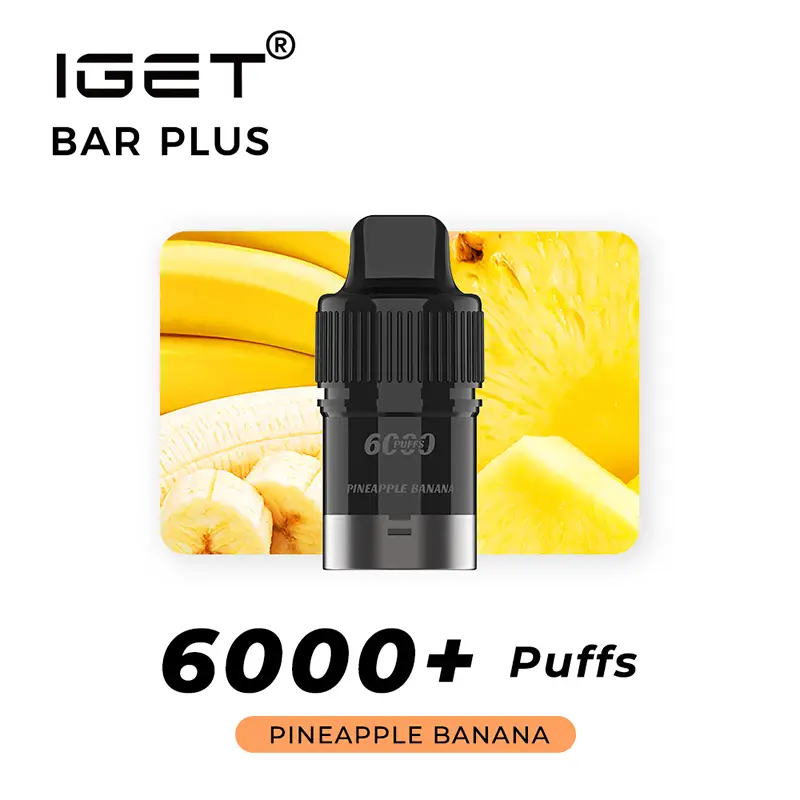 Pineapple Banana – IGET Bar Plus Pod 6000 Puffs 1 Pineapple Banana – IGET Bar Plus Pod 6000 Puffs