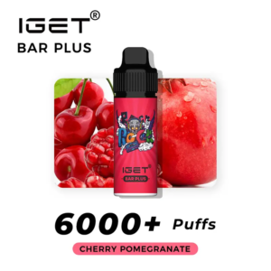 Cherry Pomegranate – IGET Bar Plus 6000 Puffs