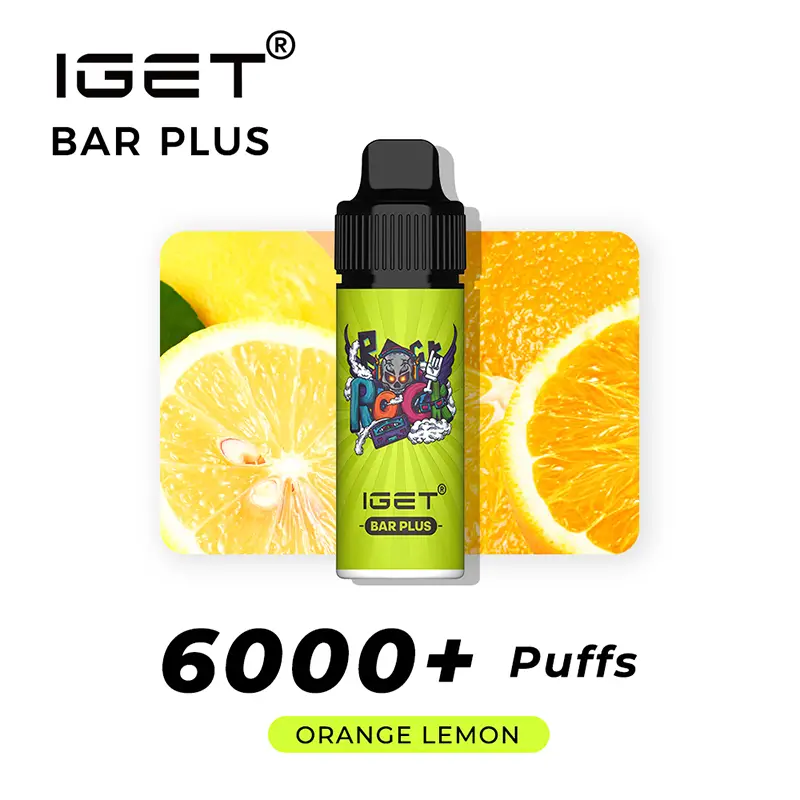 Orange Lemon – IGET Bar Plus 6000 Puffs 1 Orange Lemon – IGET Bar Plus 6000 Puffs