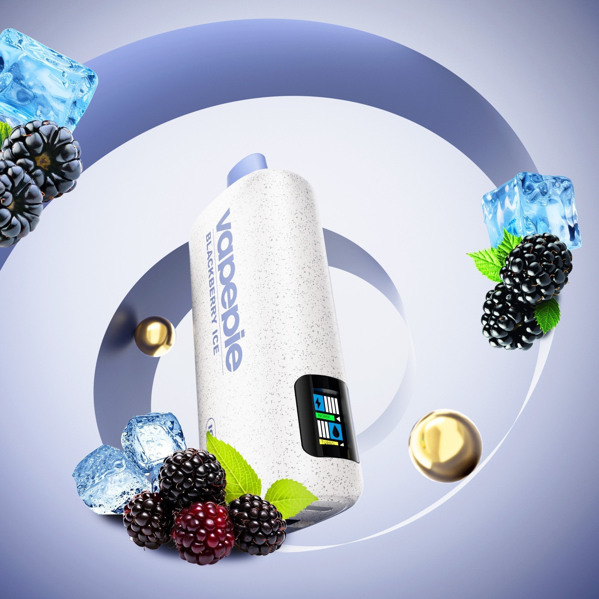 Vapepie Powergo 9800 Puffs Blackberry Ice 1 Vapepie Powergo 9800 Puffs Blackberry Ice