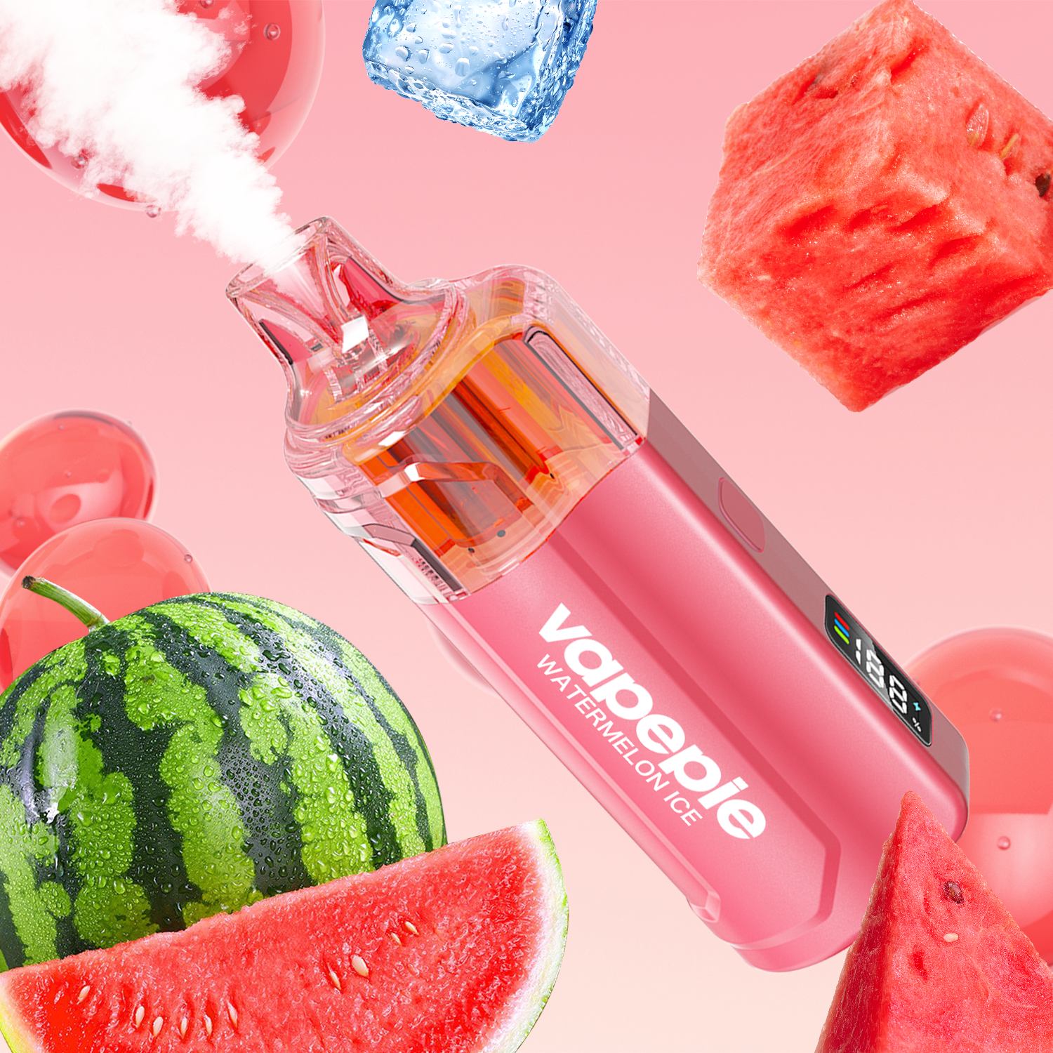 Vapepie Crystal Pop 15000 Puffs Watermelon Ice 1 Vapepie Crystal Pop 15000 Puffs Watermelon Ice