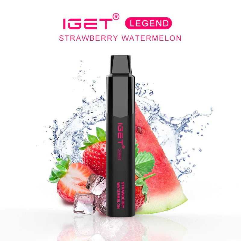 IGET Legend 4000 Puffs Strawberry Watermelon 1 IGET Legend 4000 Puffs Strawberry Watermelon