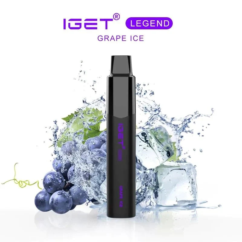 IGET Legend 4000 Puffs Grape Ice 1 IGET Legend 4000 Puffs Grape Ice
