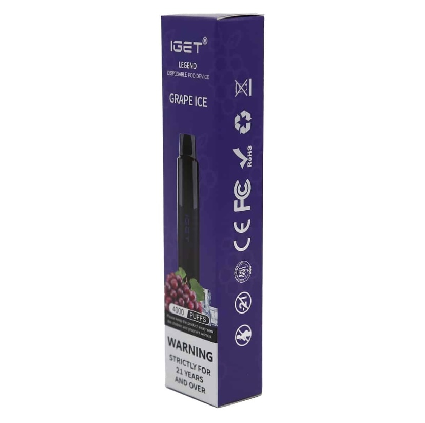IGET Legend 4000 Puffs Grape Ice 6 IGET Legend 4000 Puffs Grape Ice - Image 6