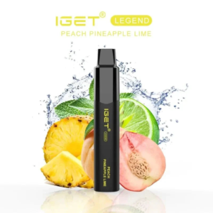 IGET LEGEND 4000 PUFFS PEACH PINEAPPLE LIME