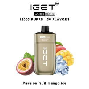 IGET Astro Disposable Vape 18000 Puffs - Passion Fruit Mango Ice
