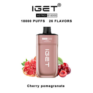 IGET Astro Disposable Vape 18000 Puffs – Cherry Pomegranate