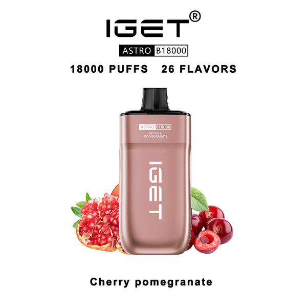 IGET Astro Disposable Vape 18000 Puffs – Cherry Pomegranate 1 IGET Astro Disposable Vape 18000 Puffs – Cherry Pomegranate
