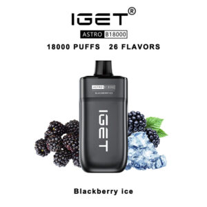 IGET Astro Disposable Vape 18000 Puffs – Blackberry Ice