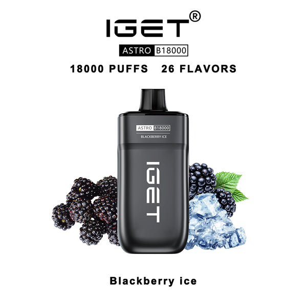 IGET Astro Disposable Vape 18000 Puffs – Blackberry Ice 1 IGET Astro Disposable Vape 18000 Puffs – Blackberry Ice