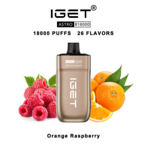 IGET Astro Disposable Vape 18000 Puffs – Orange Raspberry