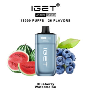 IGET Astro Disposable Vape 18000 Puffs – Blueberry Watermelon