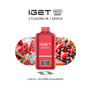 Iget Move B50000 Puffs Disposable Vape – Lush Ice + Watermelon Blueberry