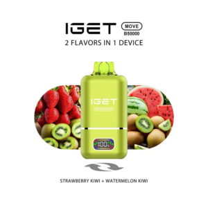 Iget Move B50000 Puffs Disposable Vape – Strawberry Kiwi + Watermelon Kiwi