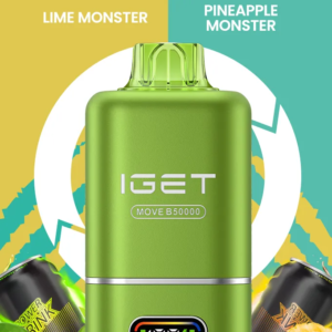 Iget Move B50000 Puffs Disposable Vape – Lime Monster + Pineapple Monster