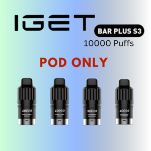 IGET BAR PLUS S3 POD 10000 PUFFS – (4 pcs)