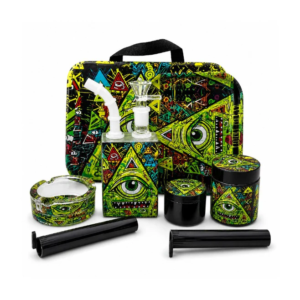 Juicy Box Smoking Set- Neon Triangle Terror