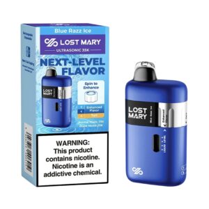 LOST MARY ULTRASONIC 35K PUFF - BLUE RAZZ ICE DISPOSABLE VAPE