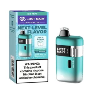 Lost Mary Ultrasonic 35K Puff -Ice Mint Disposable Vape