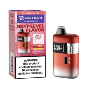 Lost Mary Ultrasonic 35K Puff – Strawberry Ice Disposable Vape