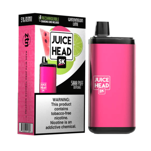 Juice Head (5000 Puffs) Watermelon Lime Disposable Pod Vape 1 Juice Head (5000 Puffs) Watermelon Lime Disposable Pod Vape