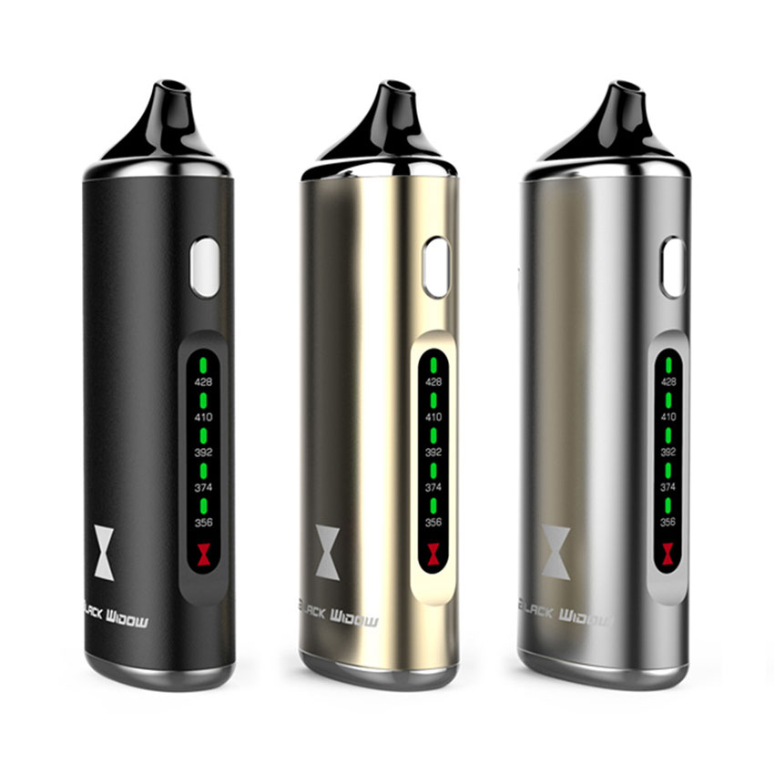 Kingtons BLK Black Widow Dry Herb & Wax Vaporizer Kit 2200mAh 1 Kingtons BLK Black Widow Dry Herb & Wax Vaporizer Kit 2200mAh